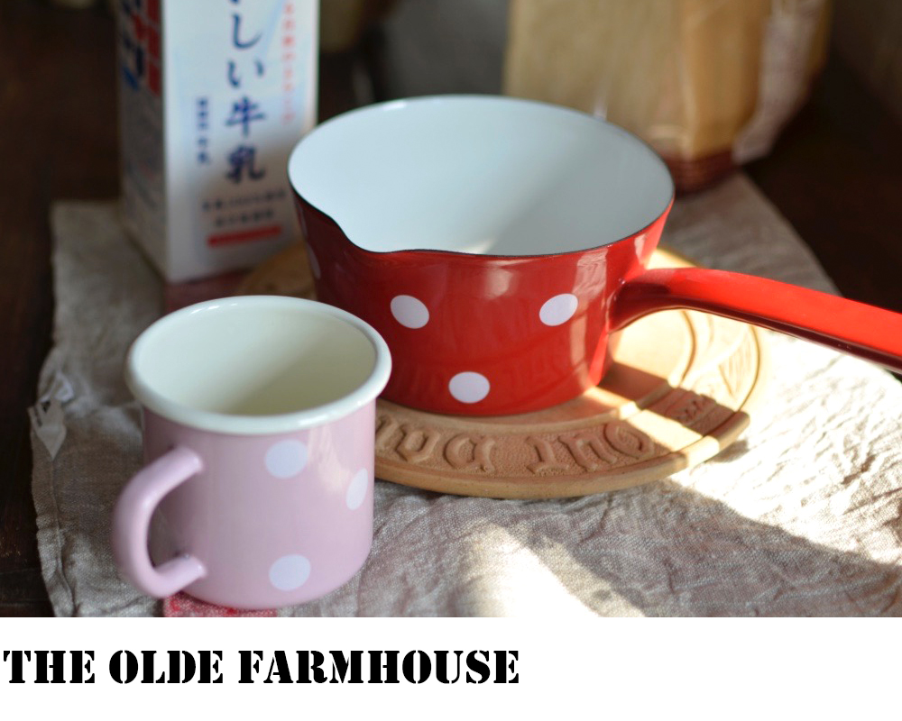The Olde Farmhouse ポルカドットシリーズ 輸入 アンティーク雑貨 Antro アントロ
